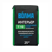 Клей цементный для керамической и клинкерной плитки Волма Интерьер 25кг