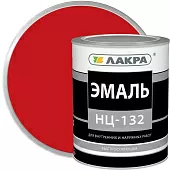 Эмаль Лакра НЦ-132 красный 1,7кг