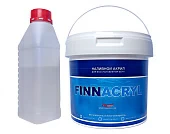 Жидкий (наливной) акрил FinnAcryl на ванну 1,5м (3,4 кг)