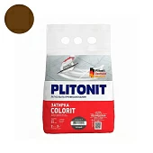 Затирка для плитки Plitonit Colorit 2кг (коричневая)