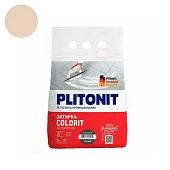 Затирка для плитки Plitonit Colorit 2кг (светло-бежевая)