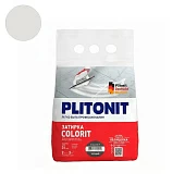 Затирка для плитки Plitonit Colorit 2кг (светло-серая)