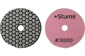 Круг алмазный Sturm! 100мм зернистость Р3000, сухое шлиф. 9012-D100-3000