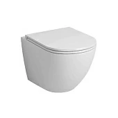 Унитаз Vista NG-9301 495х365х375мм подвесной безободковый с тонкой крышкой