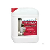 Грунтовка глубокого проникновения акриловая Panorama c розовым индикатором нанесения 10кг