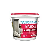 Краска интерьерная для стен и потолков супербелая Panorama 7кг