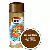 Эмаль аэрозольная Jobi Ral 8011 глянцевая коричневая