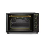 Мини-печь 50л черный WILLMARK WOF-505ВLR ретро