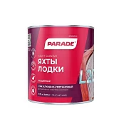 Лак яхтный алкидно-уретановый матовый Parade L20 Яхты и Лодки 0,75л