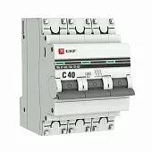 Выключатель автоматический 3P 40А (C) 4,5kA ВА 47-63 EKF
