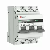 Выключатель автоматический 3P 63А (C) 4,5kA ВА 47-63 EKF