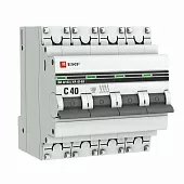 Выключатель автоматический 4P 40А (C) 4,5kA ВА 47-63 EKF