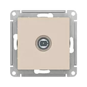 Розетка телевизионная TV AtlasDesign коннектор бежевый SE