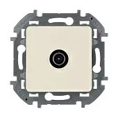 Розетка 1гн ТВ оконечная  с/у крем Inspiria Legrand