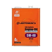 Масло моторное 5W-40 4л синтетика Autobacs бензин