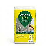 Штукатурка цементная универсальная Vetonit TT40 25кг