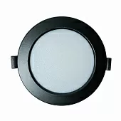 Свеельник светодиодный встраиваемый LE LED DL 9W 6500K черный