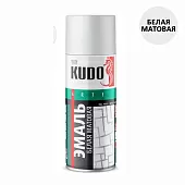 Эмаль универсальная белая матовая - 520мл Kudo KU-1101