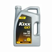 Масло моторное 5W-30 4л синтетика Kixx GX7 SQ API SQ-RC, ILSAC GF-7A бензин