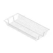 Полка-корзина Larvij 903x406мм белый L9550WH