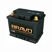 Аккумулятор 55 Ач 6СТ-55VL BRAVO о.п. (0) Евро (L2)
