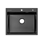 Кухонная мойка Orinza 600х505мм black из нержавеющей стали