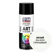 Краска аэрозольная акриловая глянцевая Tytan Ral 9003 белый 400мл