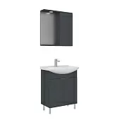 Комплект Purus 65см (тумба, раковина, зеркало) Турция