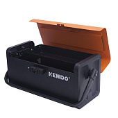 Ящик металлический для инструмента с выдвижным верхним отделом 40x18x20см Kendo 90210