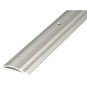 С4 - 39.4мм (разноуровневый) Порог алюм.анодированный 0.9м цвет серебро