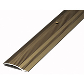 С4 - 39.4мм (разноуровневый) Порог алюм.анодированный 0.9м цвет бронза