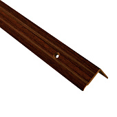 Д5 - 20х20мм (угловой) Порог алюм.декорированный 0.9м цвет Дуб венге №095