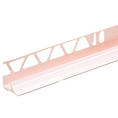 Профиль внутренний для кафельной плитки 7-8ммх2.5м светло-розовый