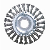 Щетка-крацовка дисковая для УШМ 125мм (стальная жгут. проволока) 2302012