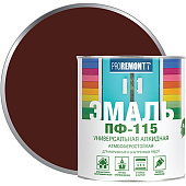 Эмаль Proremontt ПФ-115 шоколадно-коричневый 0,9кг.