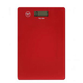 Электронные кухонные весы WILLMARK WKS-511D красные