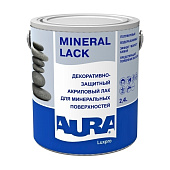 Лак полуматовый для минеральный поверхностей Aura Luxpro Mineral Lack 2,4л.