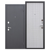 Дверь мет. 7,5 см Гарда Муар Белый Ясень (960мм) левая