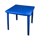 Стол квадратный (800х800х740), синий