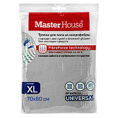 Тряпка для пола из микрофибры Master House XL 70х80см (цвет. ассортимент) 60178