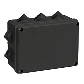 Коробка КМ41241 распаячная для о/п 150х110х70 мм IP44 (RAL7035, 10 гермовводов) IEK ЭЛК