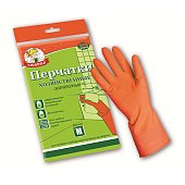 Перчатки латексные Умничка, оранжевый (размер L) K12MPU-L