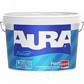 Краска атмосферостойкая для фасадов и цоколей Aura Fort база TR 2,7л.