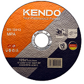 Диск отрезной по металлу Kendo 63012143 125x1.0x22,23мм