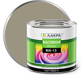 Краска масляная МА-15 Лакра Серый 1,9кг.