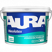 Краска износостойкая для стен и потолков "Aura Neolatex" 9л
