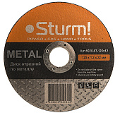 Диск отрезной по металлу Sturm! 9020-07-125x12 125x1,2x22,2мм