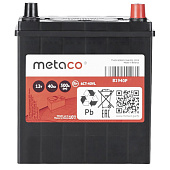 Аккумулятор Metaco ASIA 40 Ач B19X40P п.п. (+-)
