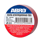 Изолента 18 мм х 9.1 м красная ABRO (арт. ET9121810REDRW)