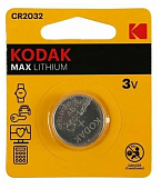 Батарейка литиевая, 1 шт. Kodak (арт. CR2032-5BL/1)